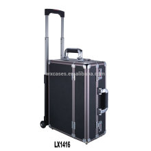 nouvelle arrivée--luxe portable aluminium bagage trolley en gros de l’usine de la Chine